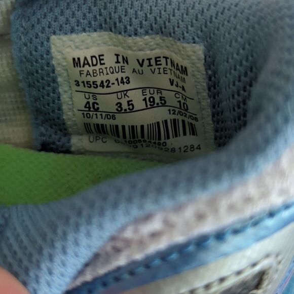 Nike Shox toddler 3155-42 blue tennis athletic shoes size 4C - Picture 2 of 6